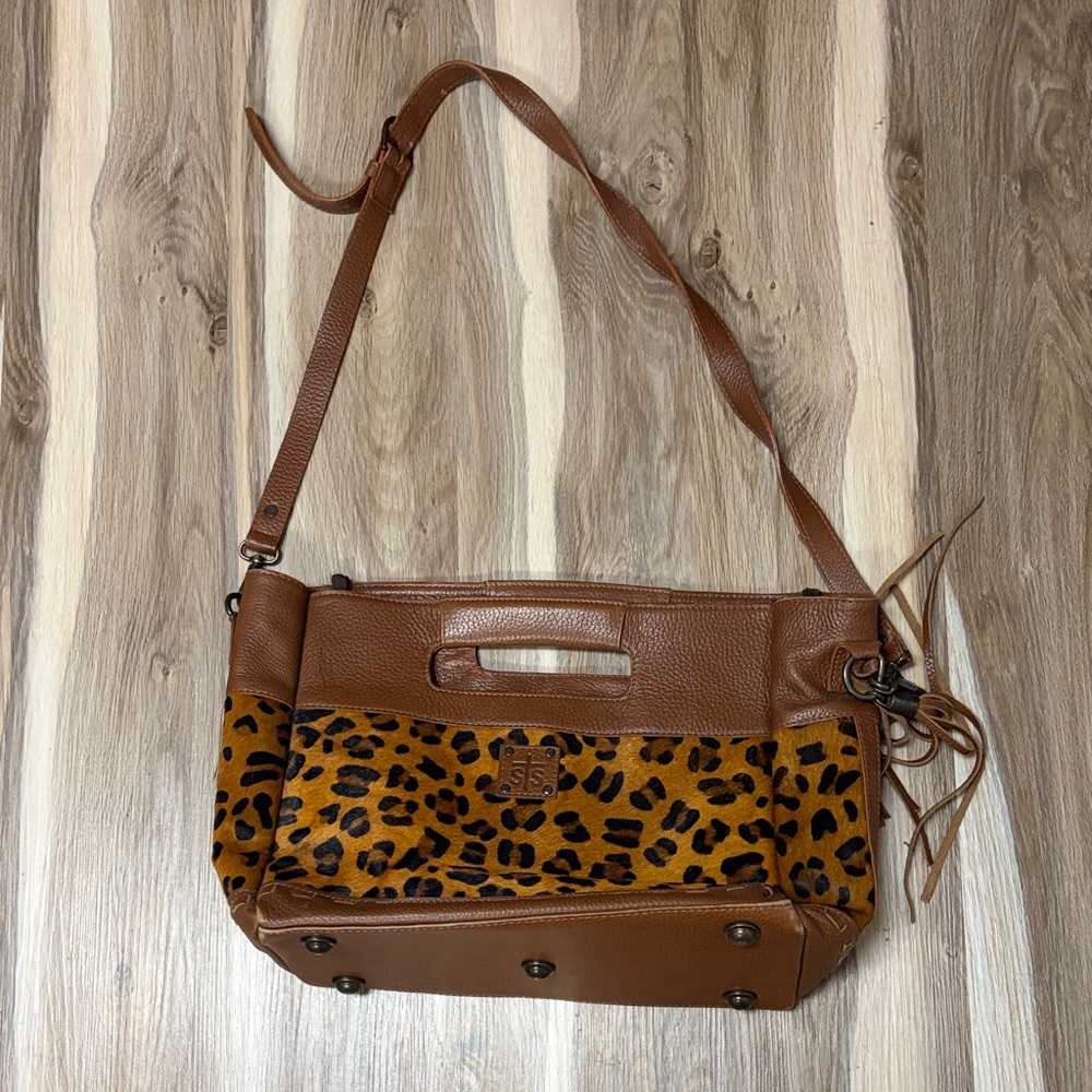 STS Ranchwear Brown and Tan Shoulder Bag